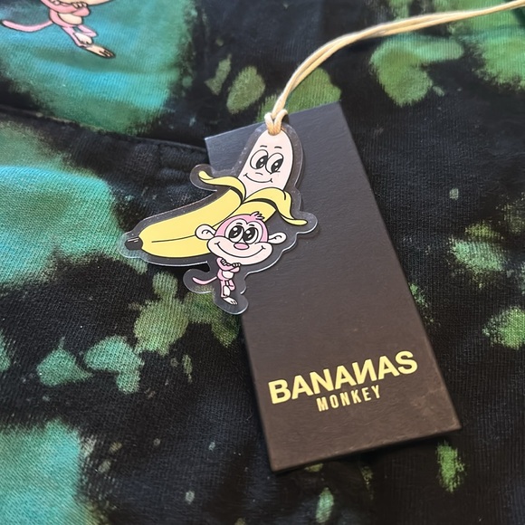 Bananas Monkey Laid Back hoodie size 5/S NWT & bag - Picture 6 of 6